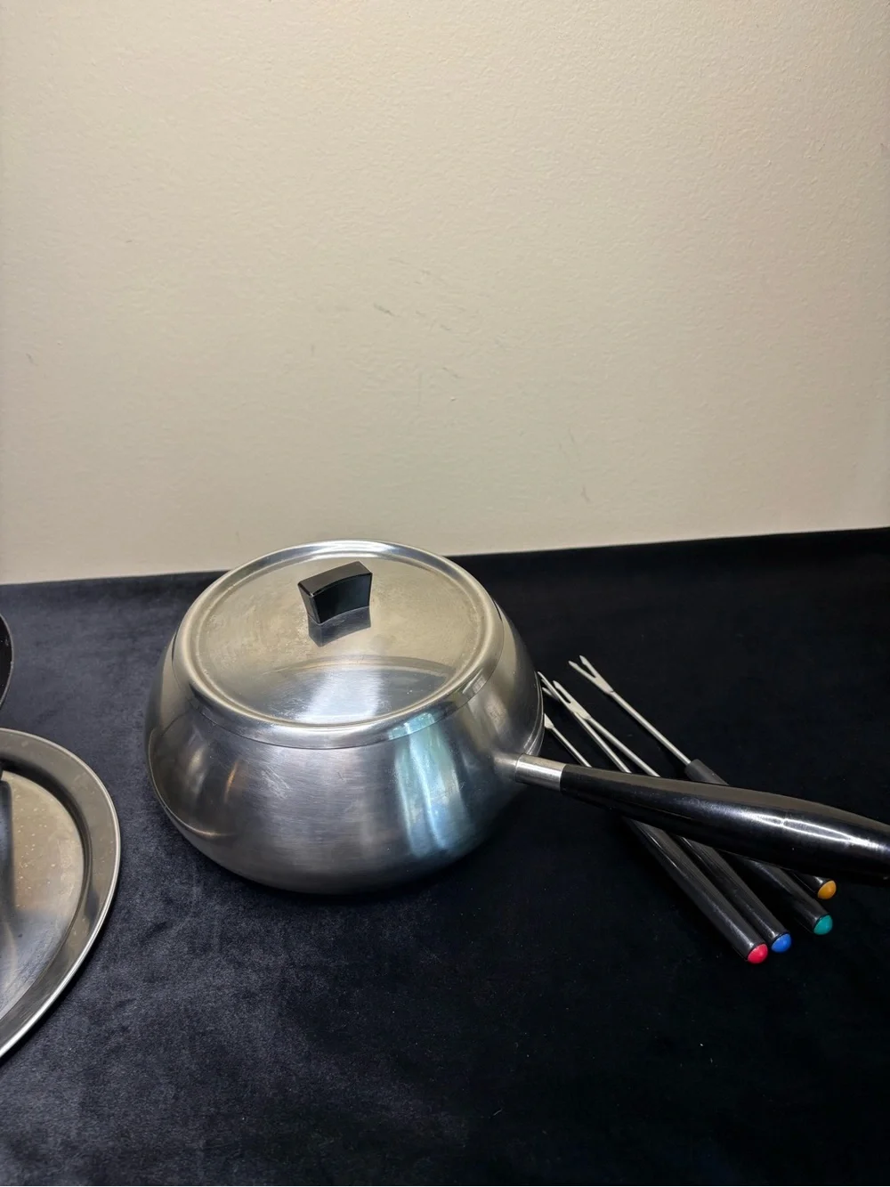 WMF Cromargan Switzerland Vintage FonduePot Set